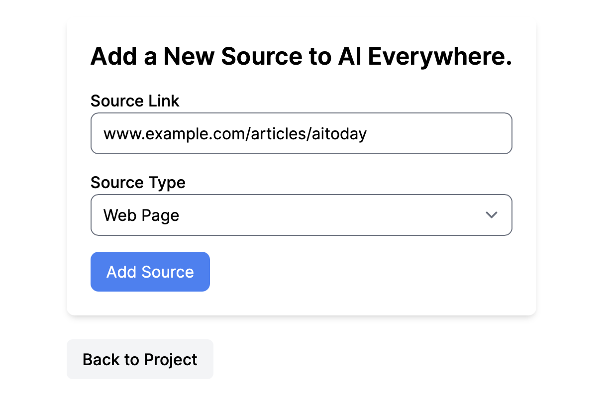 Add Sources